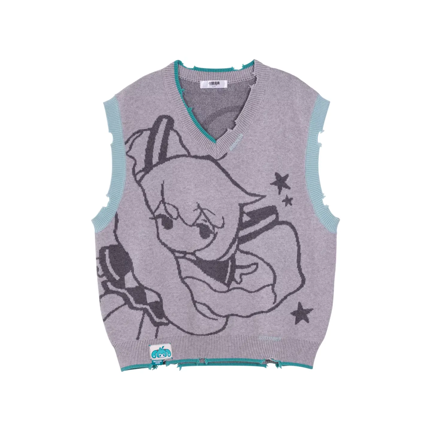 Hatsune Miku - Millennium Rock Candy Series V-neck knitwear Moeyu - Image 5