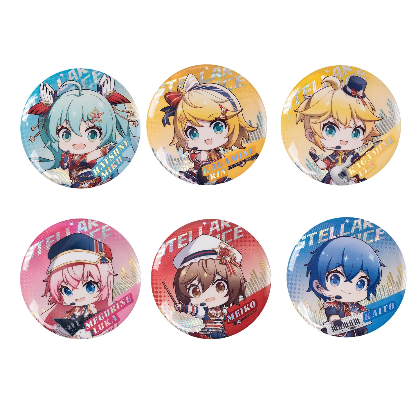 [Pre-order] Hatsune Miku - Stellar Voice Series Chibi Badge Blind Box Moeyu - Image 4