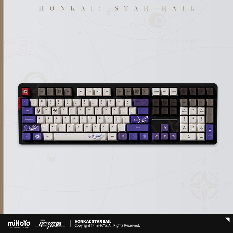 Honkai: Star Rail - Acheron Impression RGB Mechanical Keyboard miHoYo - Image 7