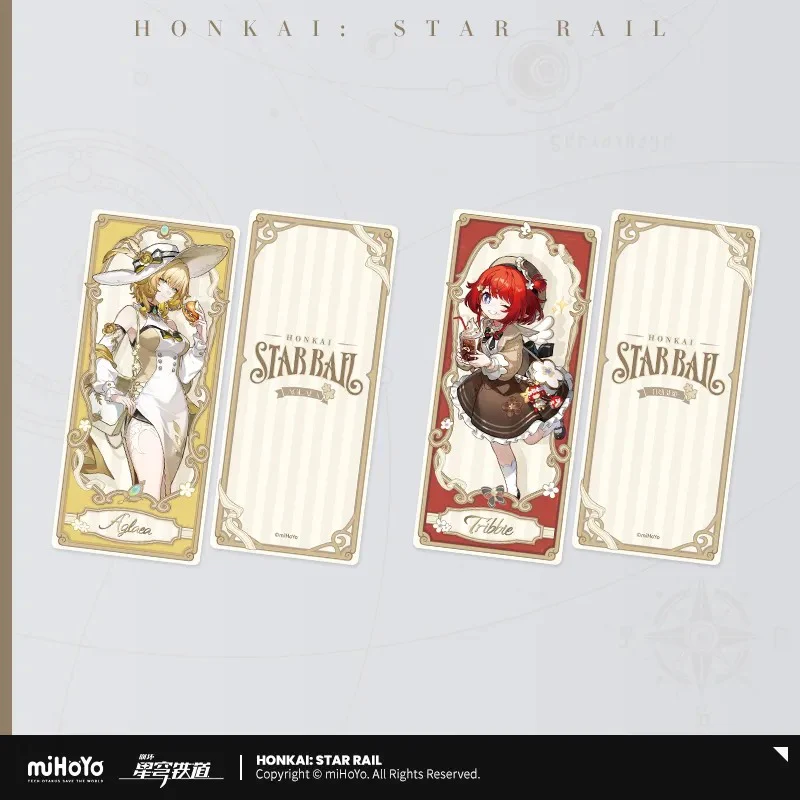 [Pre-order] Honkai: Star Rail - Aglaea & Tribbie Express Travel Notes Laser Collectible Card miHoYo - Image 2