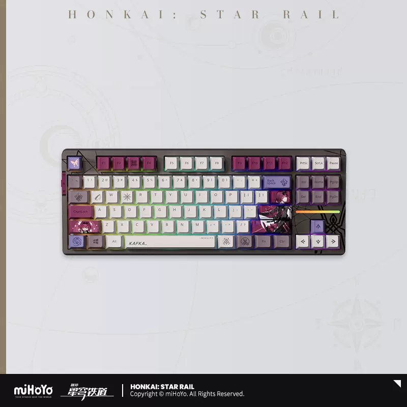 Honkai: Star Rail - Kafka RGB Mechanical Keyboard miHoYo - Image 2