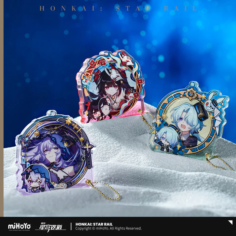 Honkai: Star Rail - Pom-Pom Gallery Sticker Badge Display Storage Case miHoYo