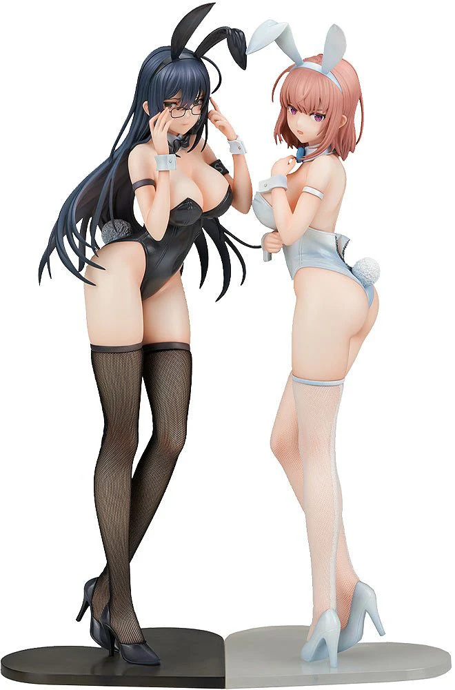 [Pre-order] Ikomochi Original Character - Black Bunny Aoi and White Bunny Natsume 2 Figure Set 1/6 Scale Figure Ensoutoys - Image 10