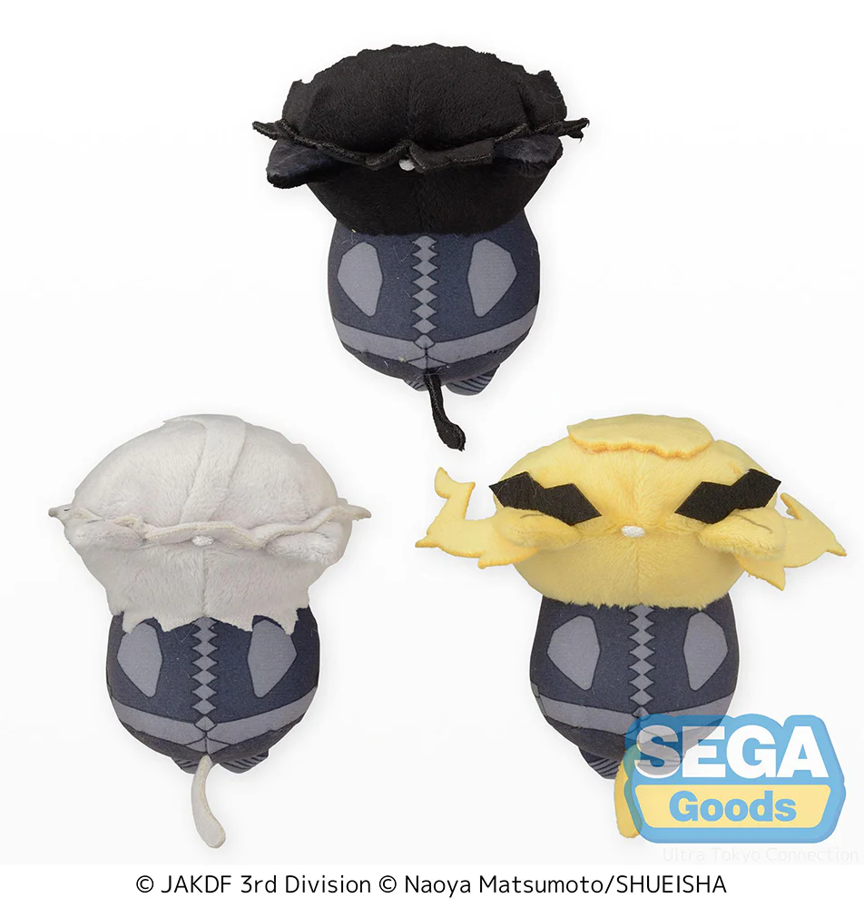 [Pre-order] KAIJU No.8 - Kafka Hibino & Reno Ichikawa & Kikoru Shinomiya Mascot Vol.1 Plushie SEGA - Image 2