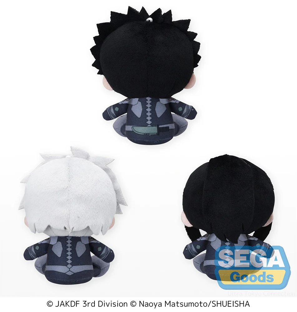 [Pre-order] KAIJU No.8 -  Kafka Hibino & Reno Ichikawa & Mina Ashiro Perching Mascot Vol.1 (EX) Plushie SEGA - Image 2