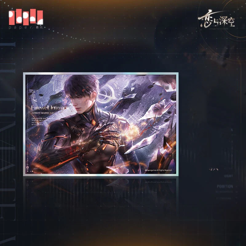 [Pre-order] Love and Deepspace - Caleb Ultimate Weapon X-02 Series Shikishi Board InFold Games - Image 3