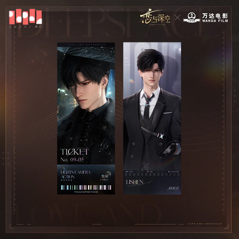 [Pre-order] Love and Deepspace - Collaboration Series Laser Ticket InFold Games - Image 3