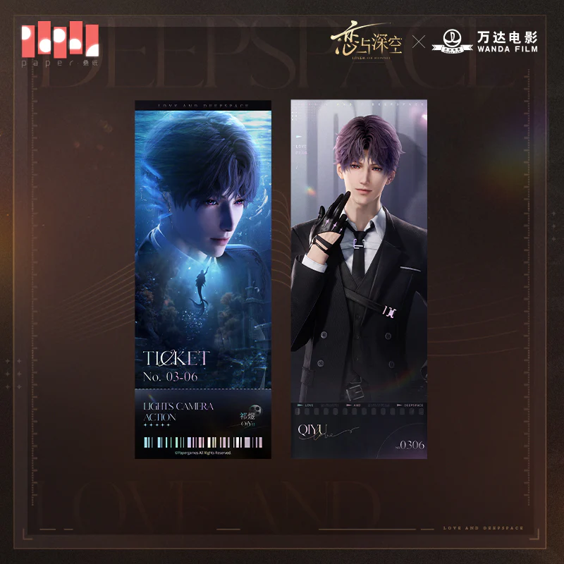 [Pre-order] Love and Deepspace - Collaboration Series Laser Ticket InFold Games - Image 4