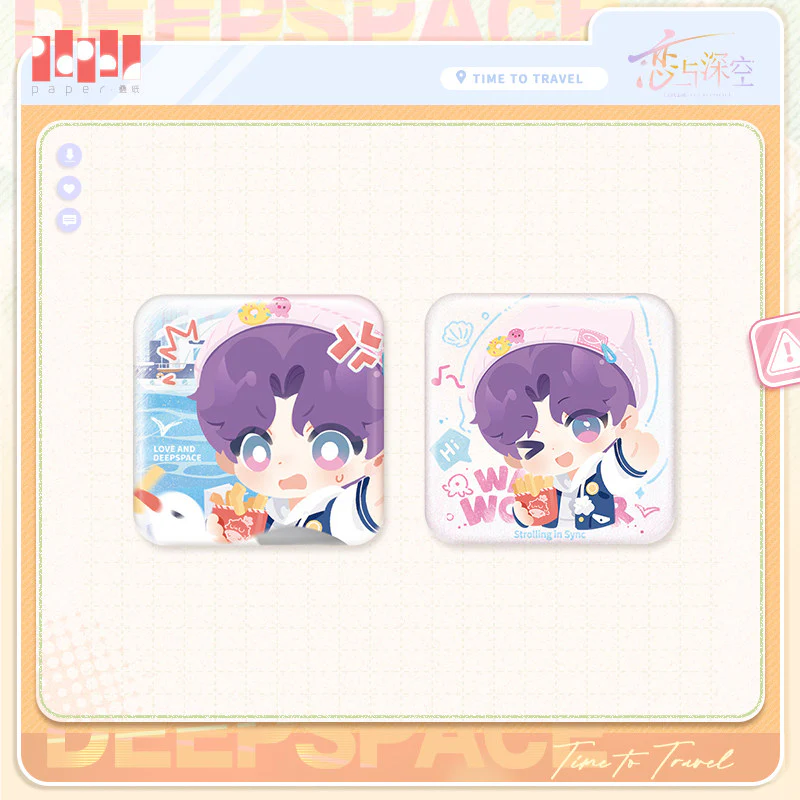 [Pre-order] Love and Deepspace - Wild Roam Series Chibi Badge Set InFold Games - Image 4