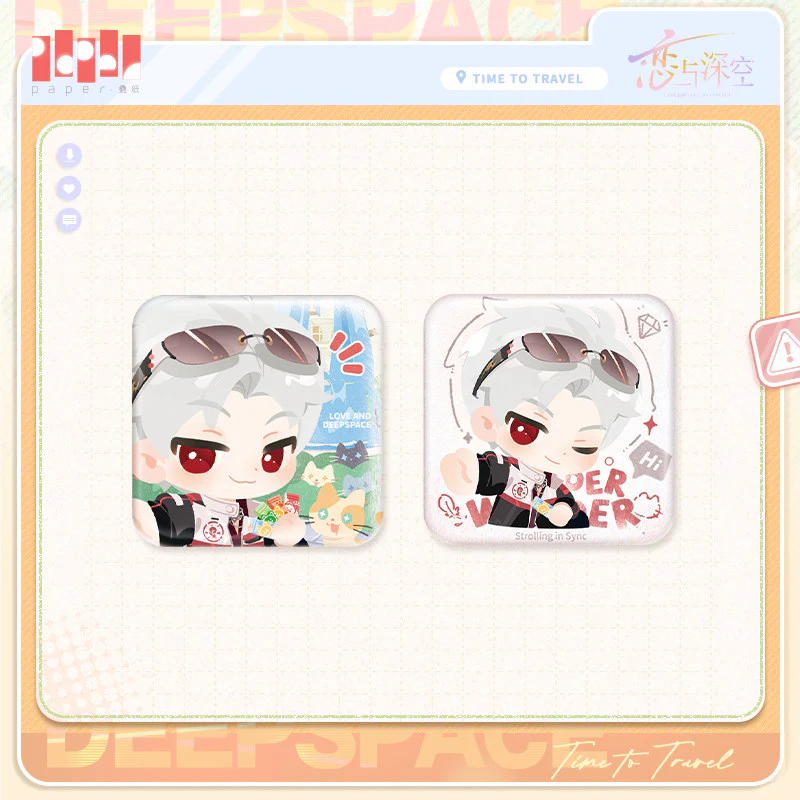 [Pre-order] Love and Deepspace - Wild Roam Series Chibi Badge Set InFold Games - Image 5