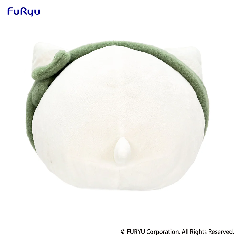 [Pre-order] Nemuneko Cat -  Nemuneko Cat (Green Scarf Ver.) Plushie FuRyu Corporation - Image 2