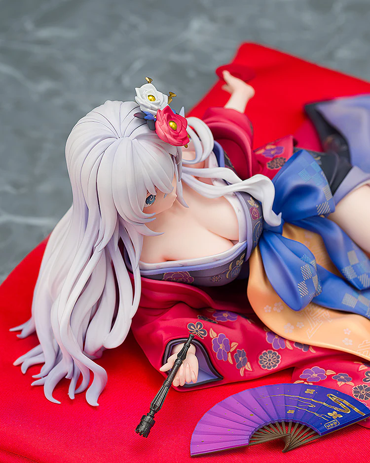 [Pre-order] Neptunia x SENRAN KAGURA: Ninja Wars - Black Heart (Kimono Ver) 1/7 Scale Figure KADOKAWA - Image 8