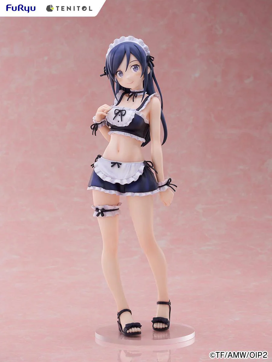 [Pre-order] OreImo - Ayase Aragaki (Swimsuit Maid Ver.) TENITOL TALL Non Scale Figure FuRyu Corporation - Image 3