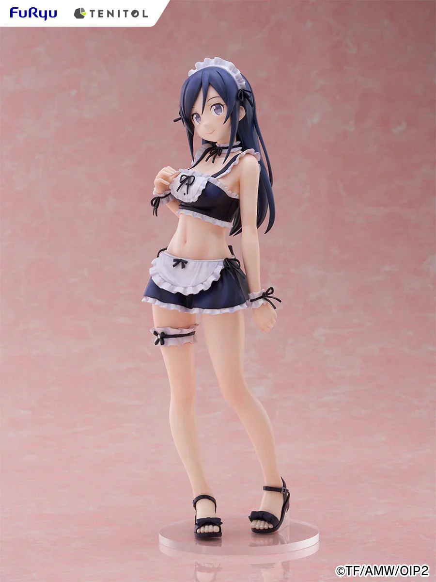 [Pre-order] OreImo - Ayase Aragaki (Swimsuit Maid Ver.) TENITOL TALL Non Scale Figure FuRyu Corporation - Image 4