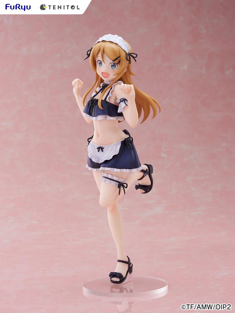 [Pre-order] OreImo - Kirino Kousaka (Swimsuit Maid Ver.) TENITOL TALL Non Scale Figure FuRyu Corporation - Image 3
