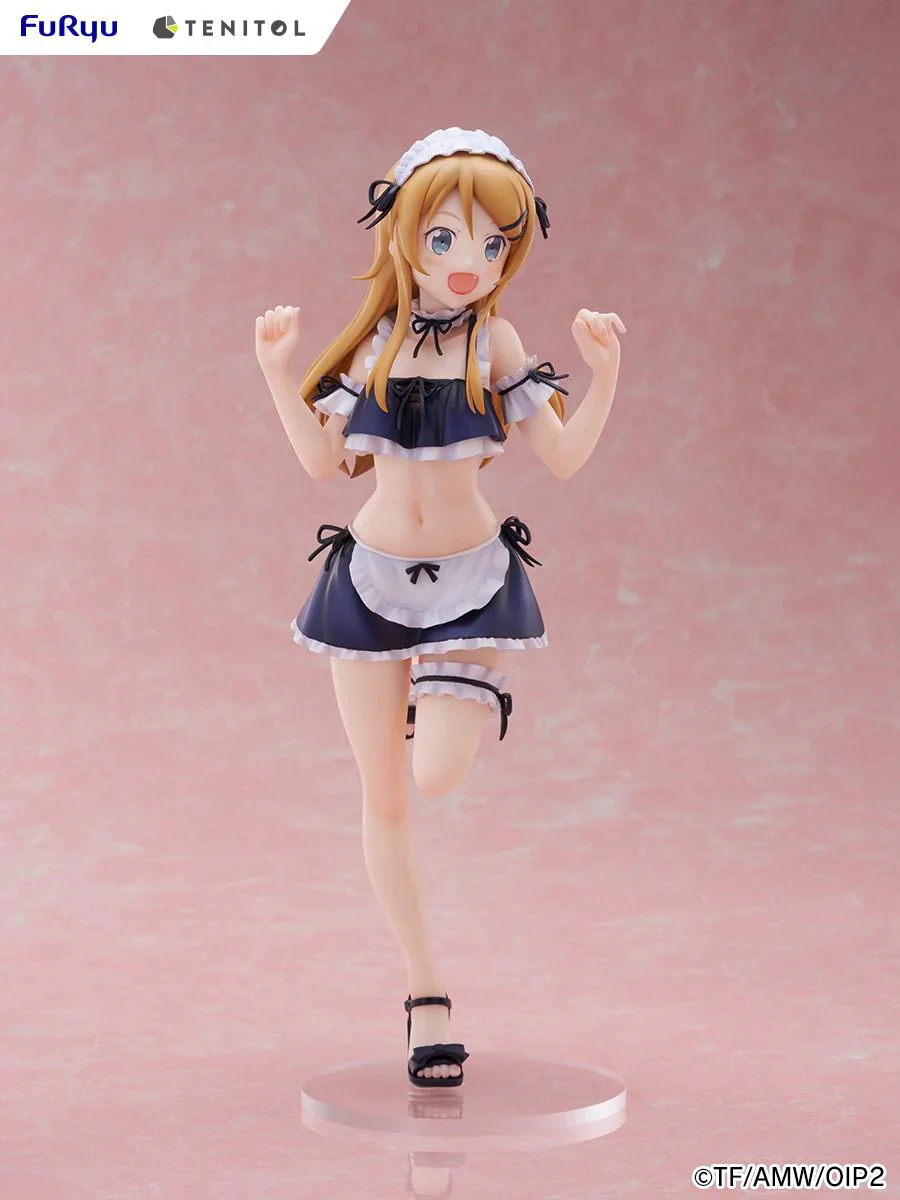 [Pre-order] OreImo - Kirino Kousaka (Swimsuit Maid Ver.) TENITOL TALL Non Scale Figure FuRyu Corporation - Image 4