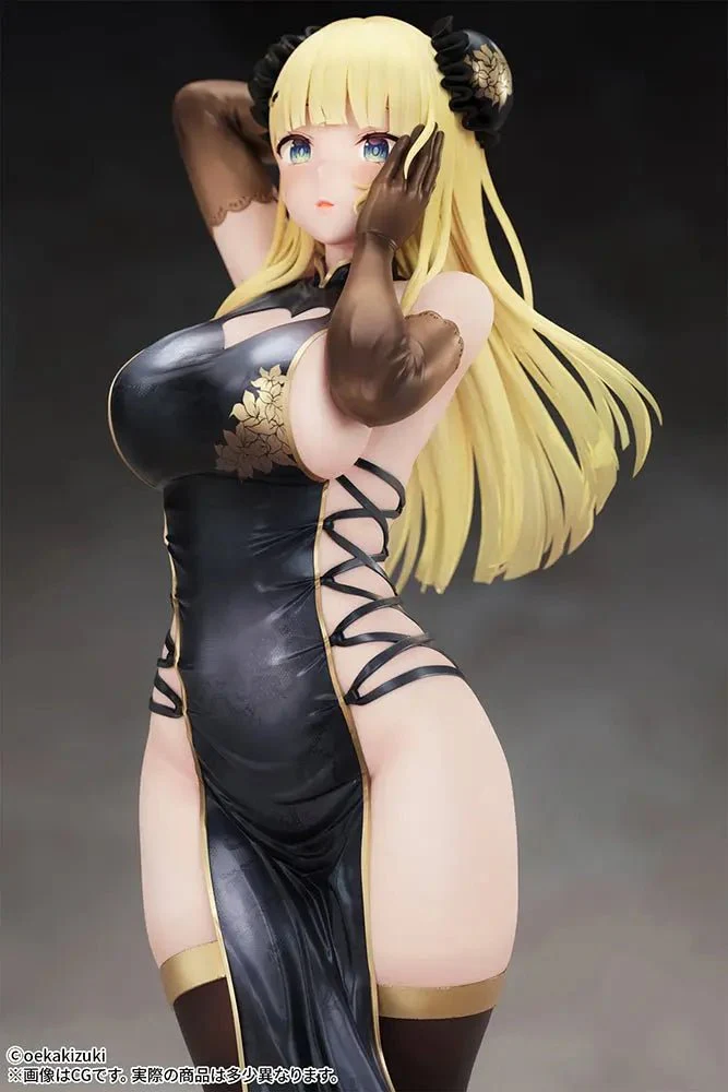 [Pre-order] Original Character - Illustrated by oekakizuki (China Girl Black Ver.) 1/7 Scale Figure B'Full (Fots Japan) - Image 10