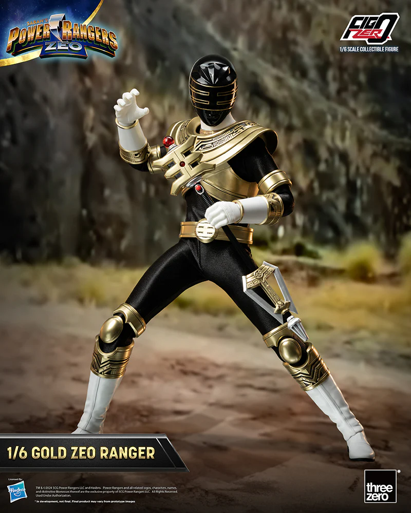 [Pre-order] Power Rangers - Gold Zeo Ranger 1/6 Scale Action Figure ThreeZero - Image 5