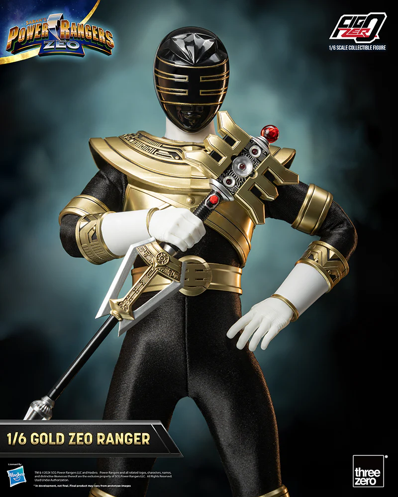 [Pre-order] Power Rangers - Gold Zeo Ranger 1/6 Scale Action Figure ThreeZero - Image 7