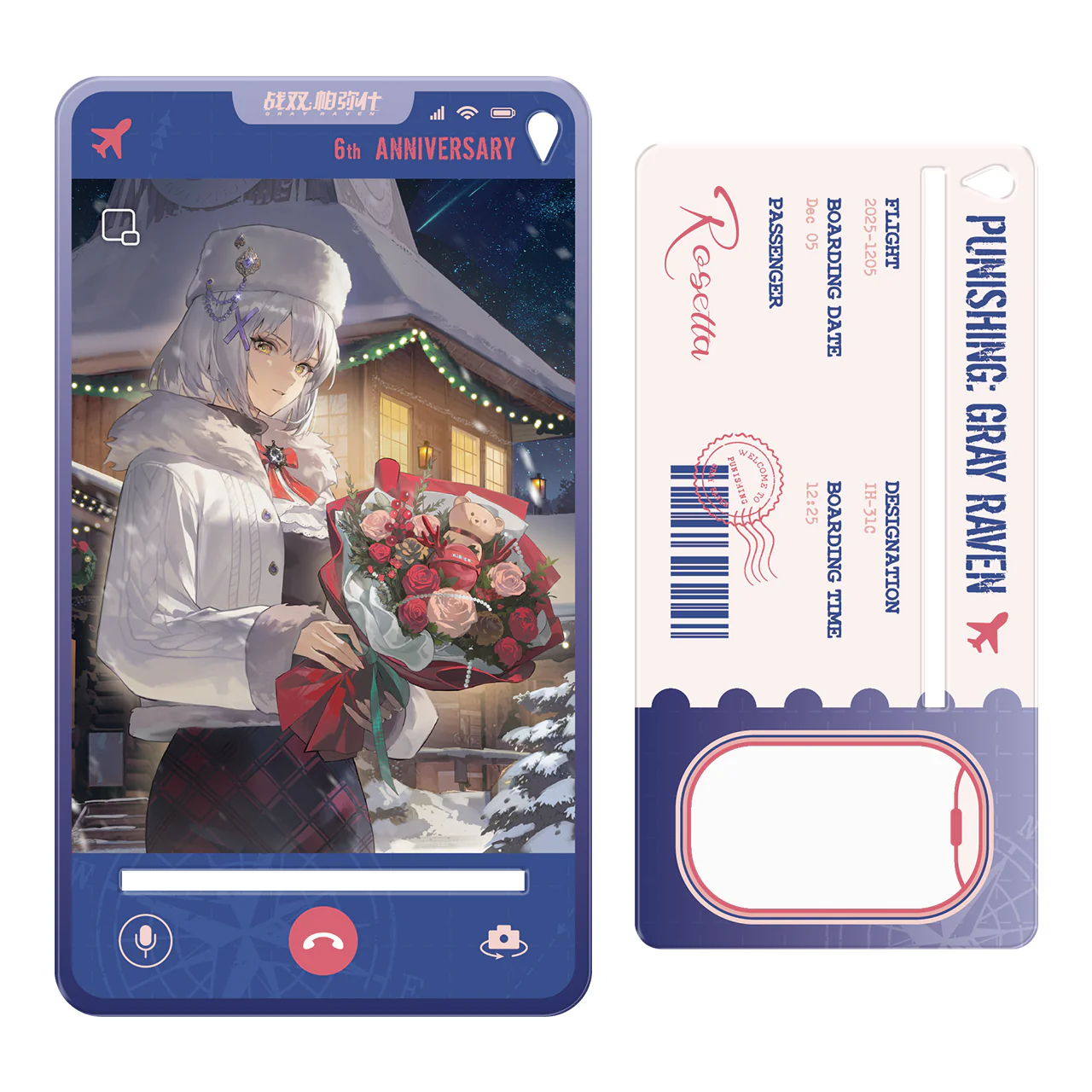 [Pre-order] Punishing: Gray Raven - Echoes of Elsewhere 6th Anniversary Display Standee KURO GAMES - Image 10