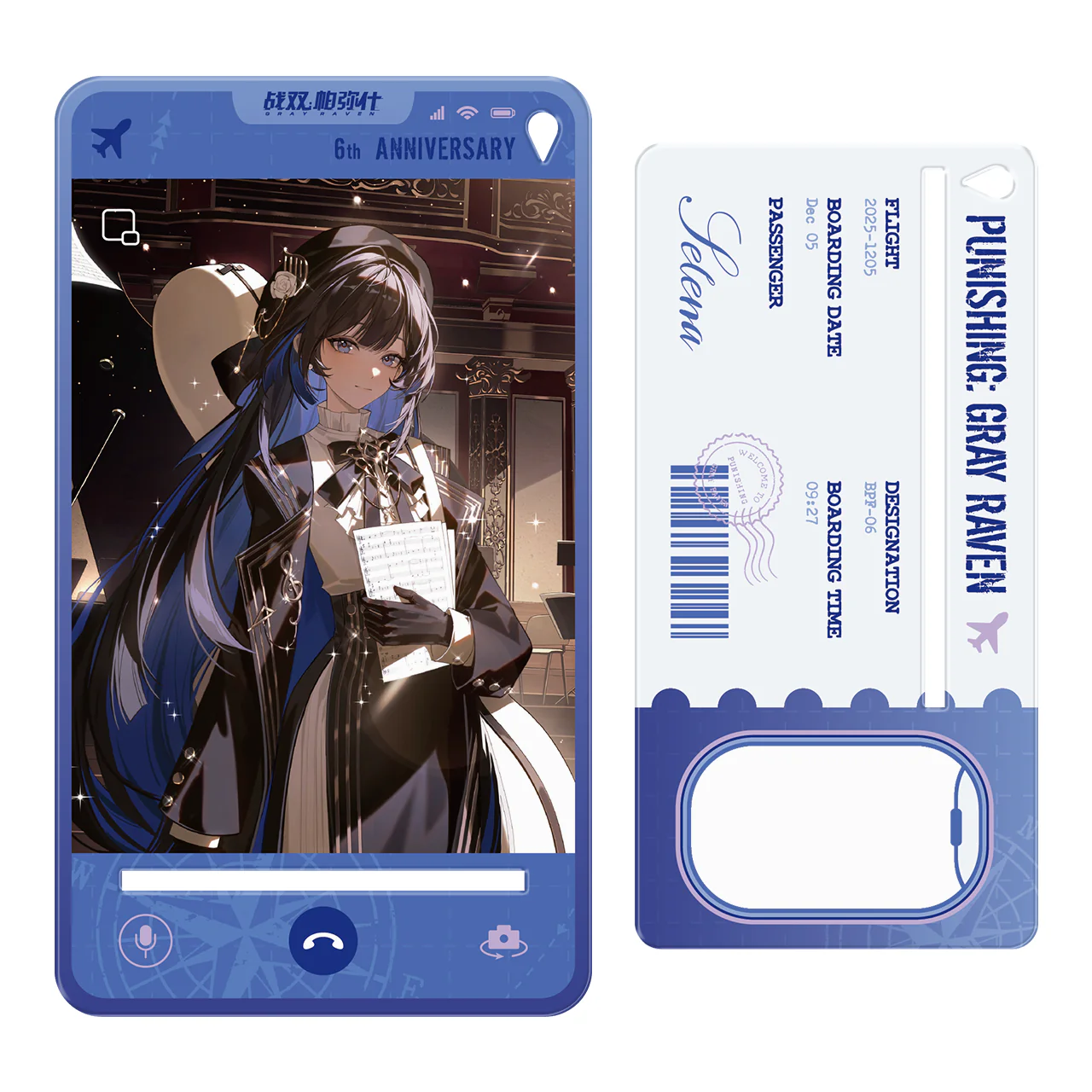 [Pre-order] Punishing: Gray Raven - Echoes of Elsewhere 6th Anniversary Display Standee KURO GAMES - Image 14