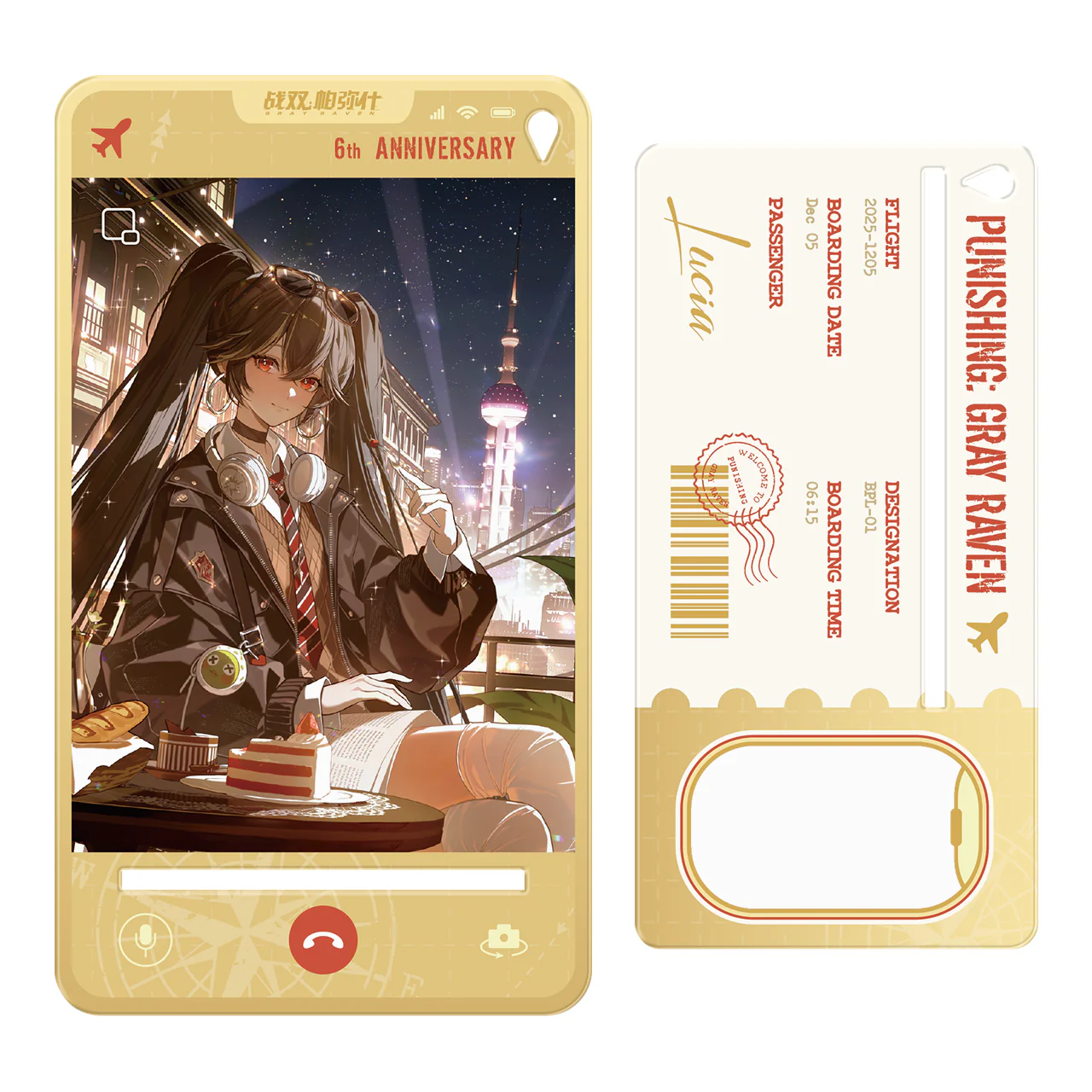 [Pre-order] Punishing: Gray Raven - Echoes of Elsewhere 6th Anniversary Display Standee KURO GAMES - Image 7