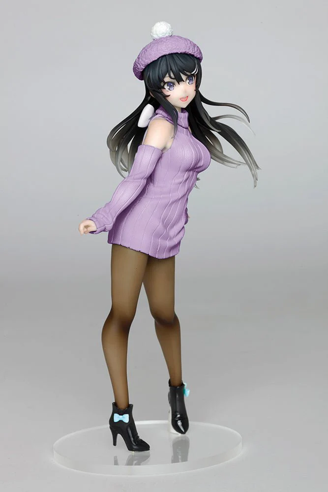 [Pre-order] Rascal Does Not Dream of Bunny Girl Senpai - Mai Sakurajima (Knit One-piece Ver.) Renewal Edition Prize Figure Taito - Image 2
