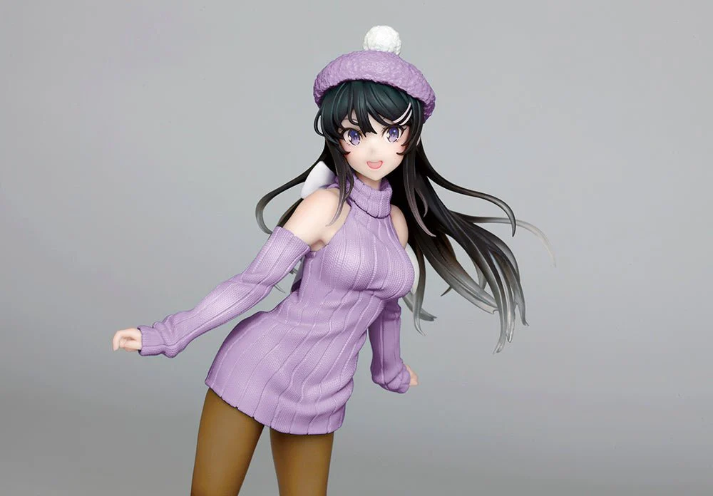 [Pre-order] Rascal Does Not Dream of Bunny Girl Senpai - Mai Sakurajima (Knit One-piece Ver.) Renewal Edition Prize Figure Taito - Image 4