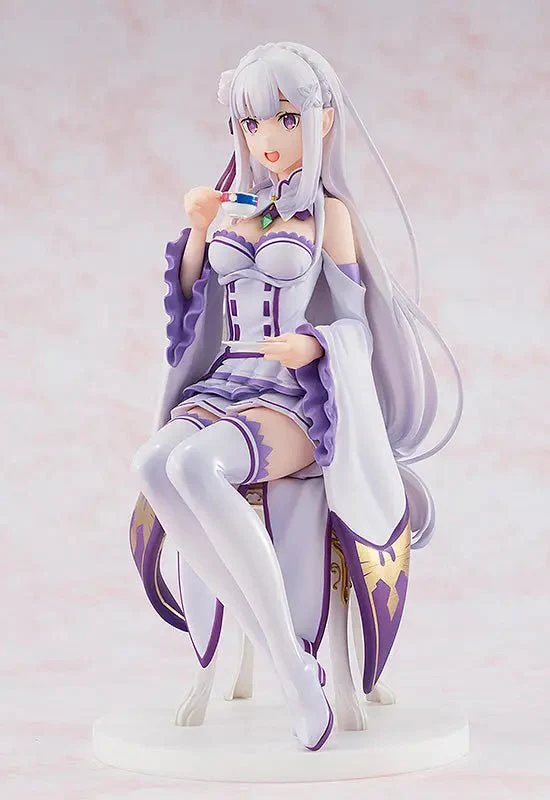 [Pre-order] Re:Zero -Starting Life In Another World - Emilia (Tea Party Ver. re-run) 1/7 Scale Figure KADOKAWA - Image 2