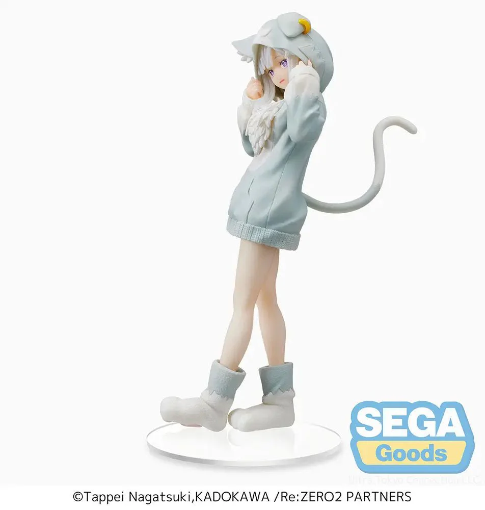 Re:Zero -Starting Life In Another World - Emilia The Great Spirit Puck SPM Prize Figure SEGA - Image 3