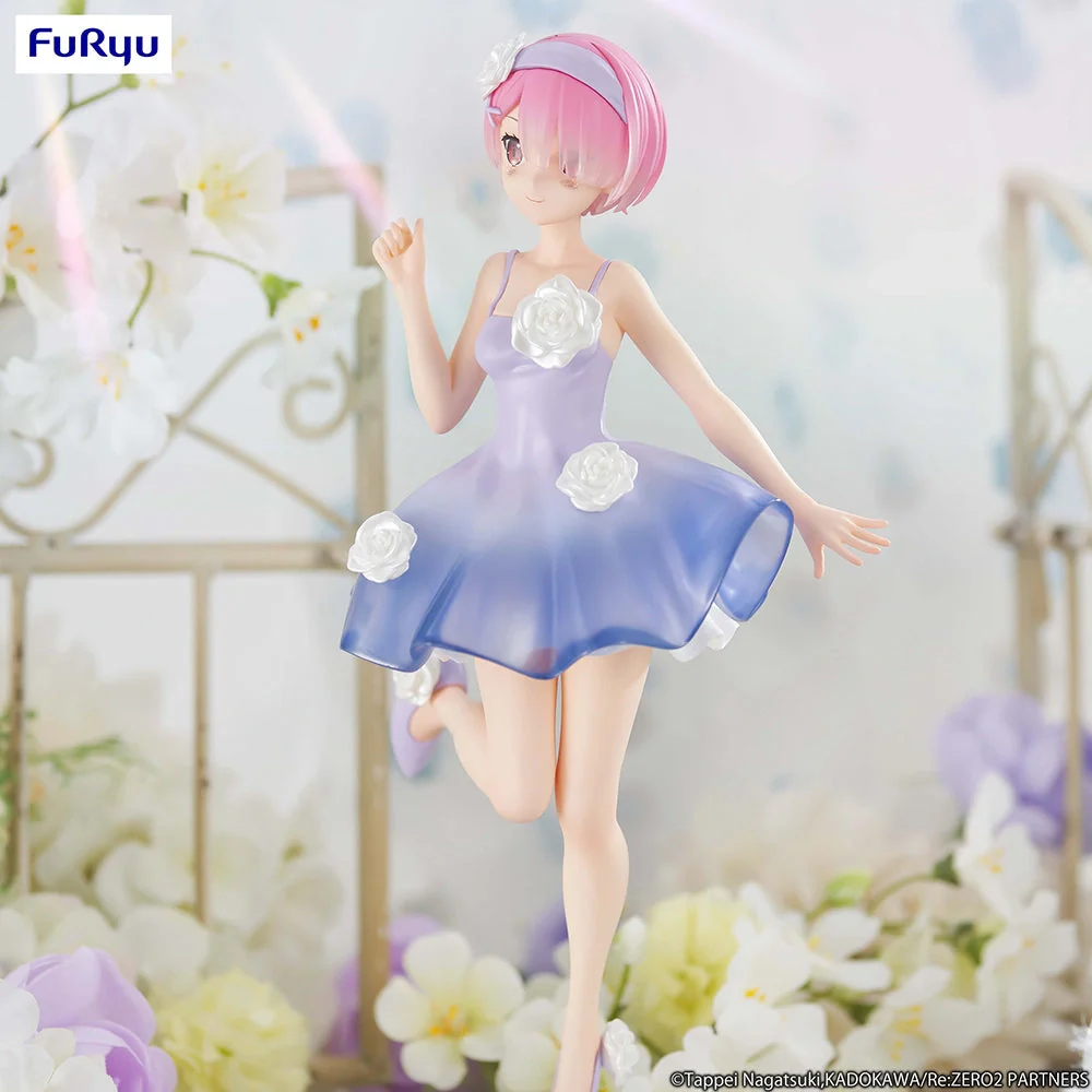 [Pre-order] Re:ZERO Starting Life in Another World - Ram(Flower Dress Ver.) Trio-Try-iT Prize Figure FuRyu Corporation - Image 2