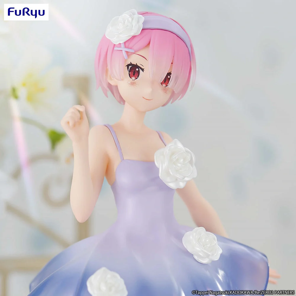 [Pre-order] Re:ZERO Starting Life in Another World - Ram(Flower Dress Ver.) Trio-Try-iT Prize Figure FuRyu Corporation - Image 5