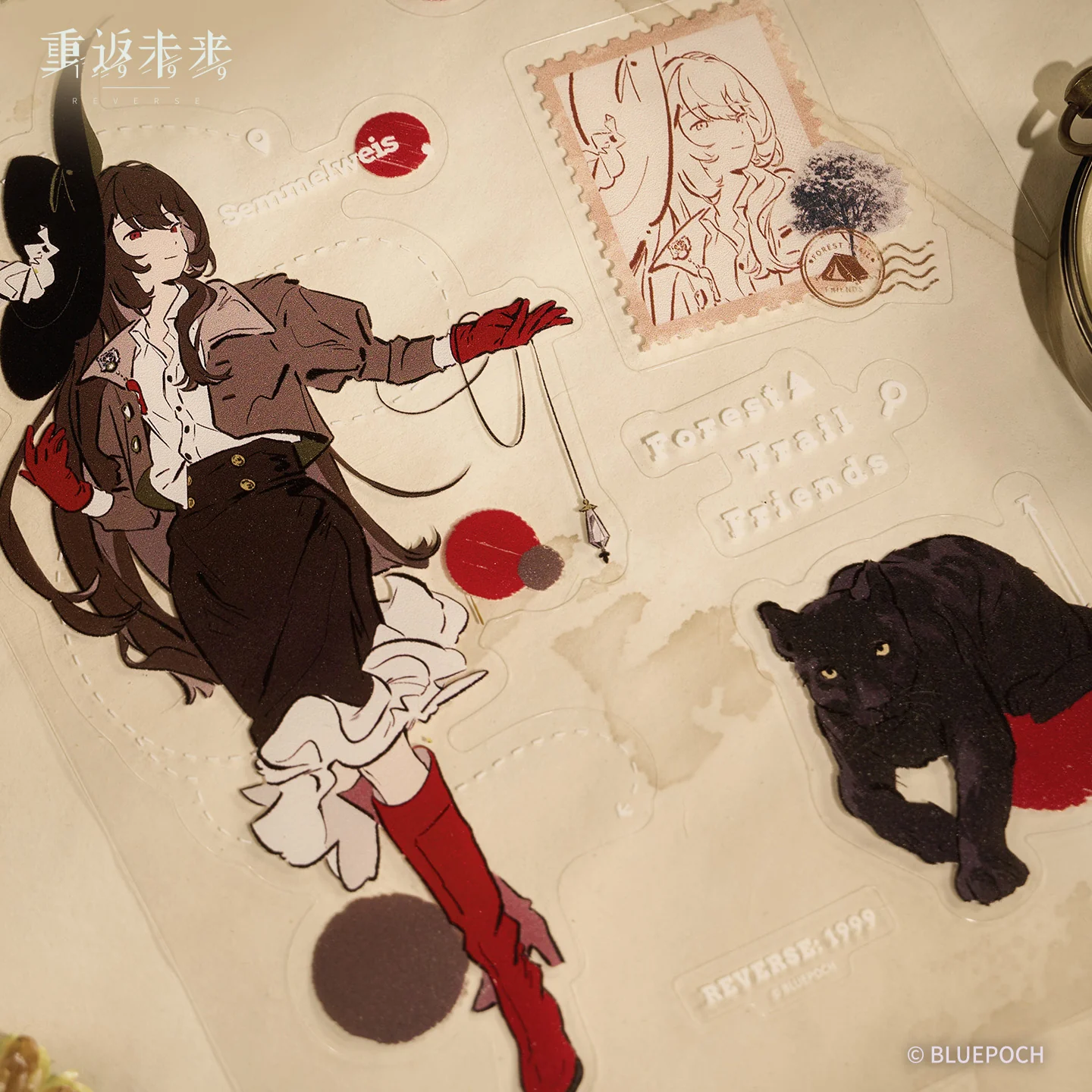 [Pre-order] Reverse: 1999 - Forest Trail Friends Sketch Style Stickers BLUEPOCH - Image 3