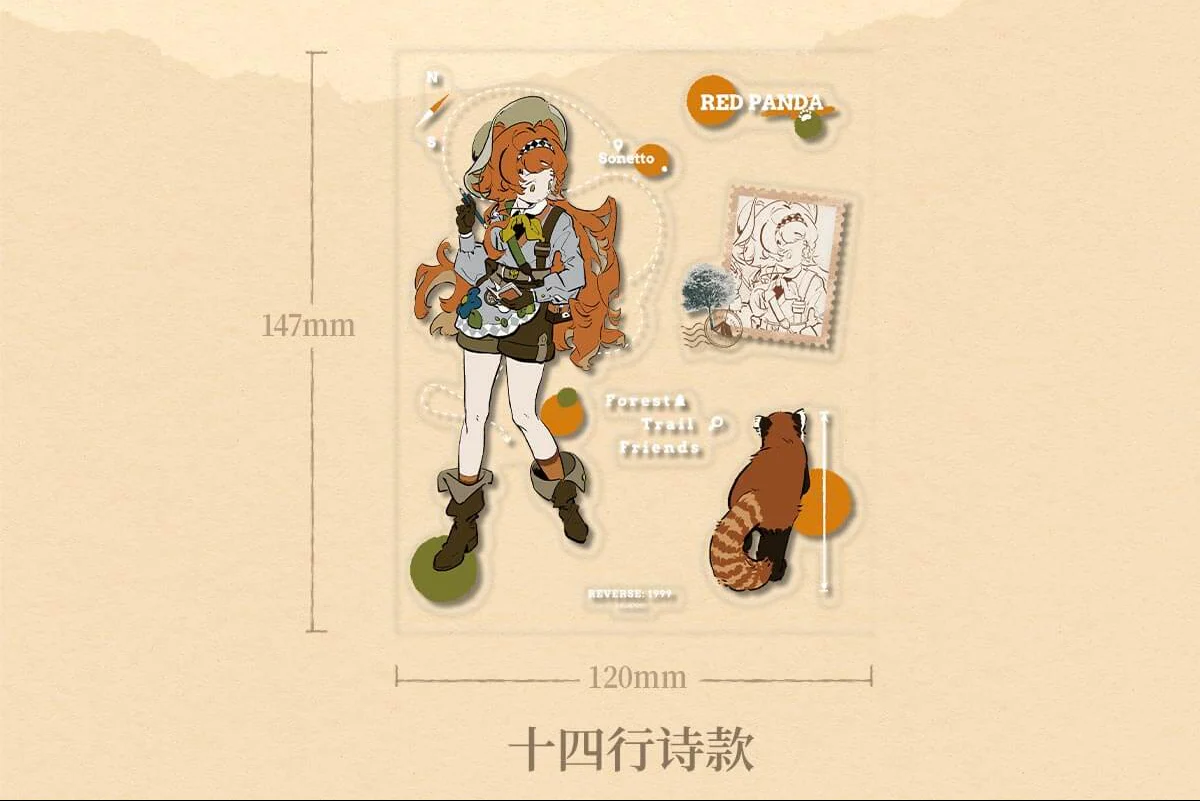 [Pre-order] Reverse: 1999 - Forest Trail Friends Sketch Style Stickers BLUEPOCH - Image 4