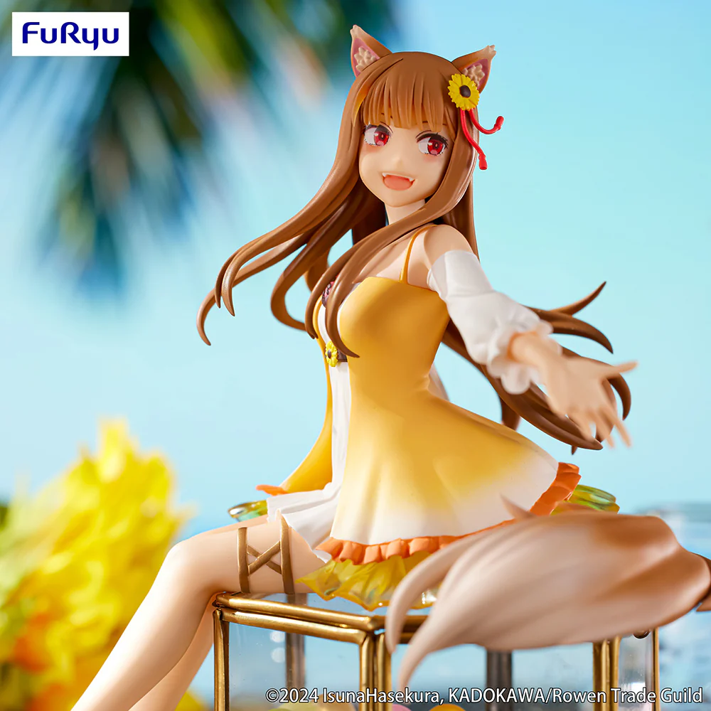 [Pre-order] Spice and Wolf - Holo (Sunflower Dress Ver.) Noodle Stopper Prize Figure FuRyu Corporation - Image 2