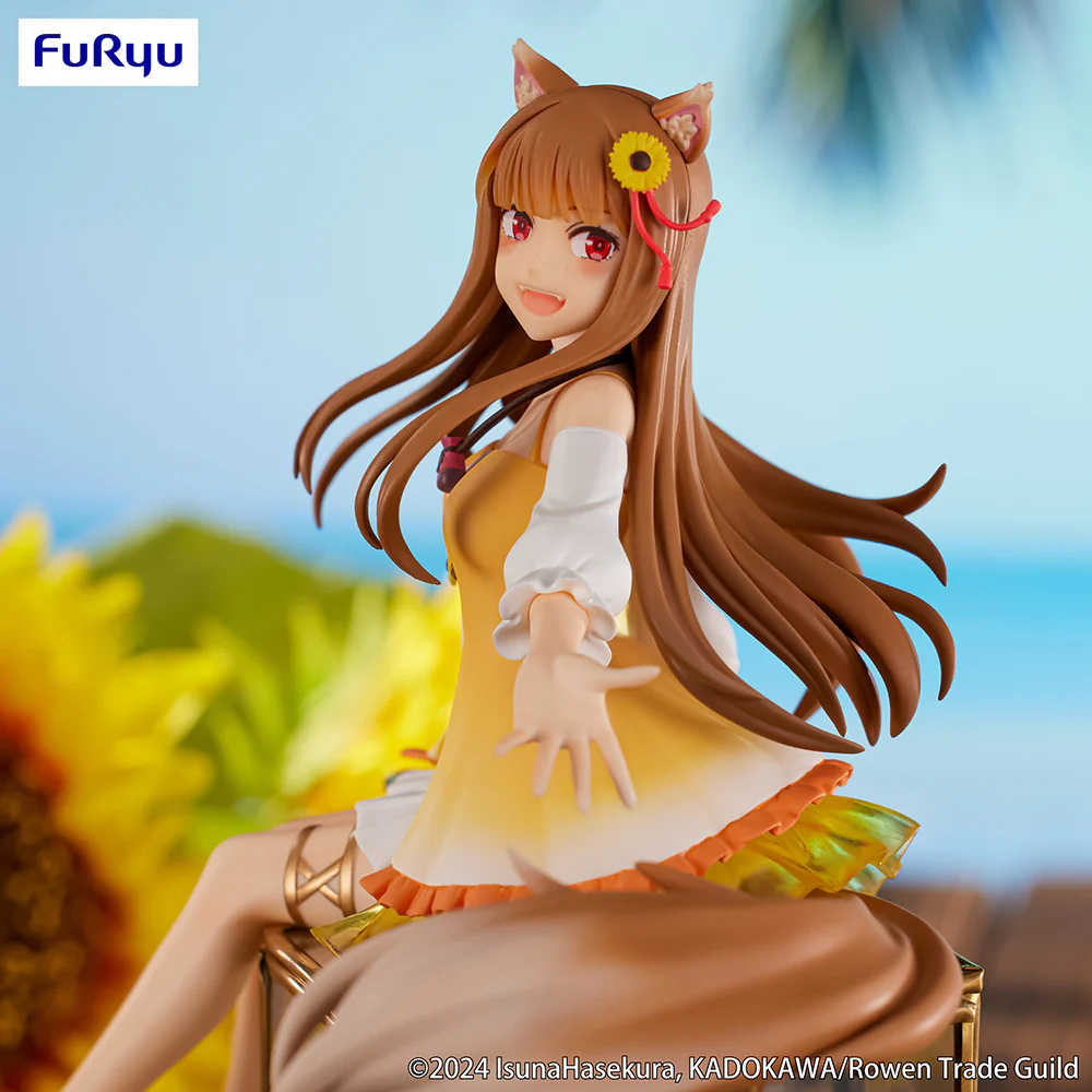 [Pre-order] Spice and Wolf - Holo (Sunflower Dress Ver.) Noodle Stopper Prize Figure FuRyu Corporation - Image 3