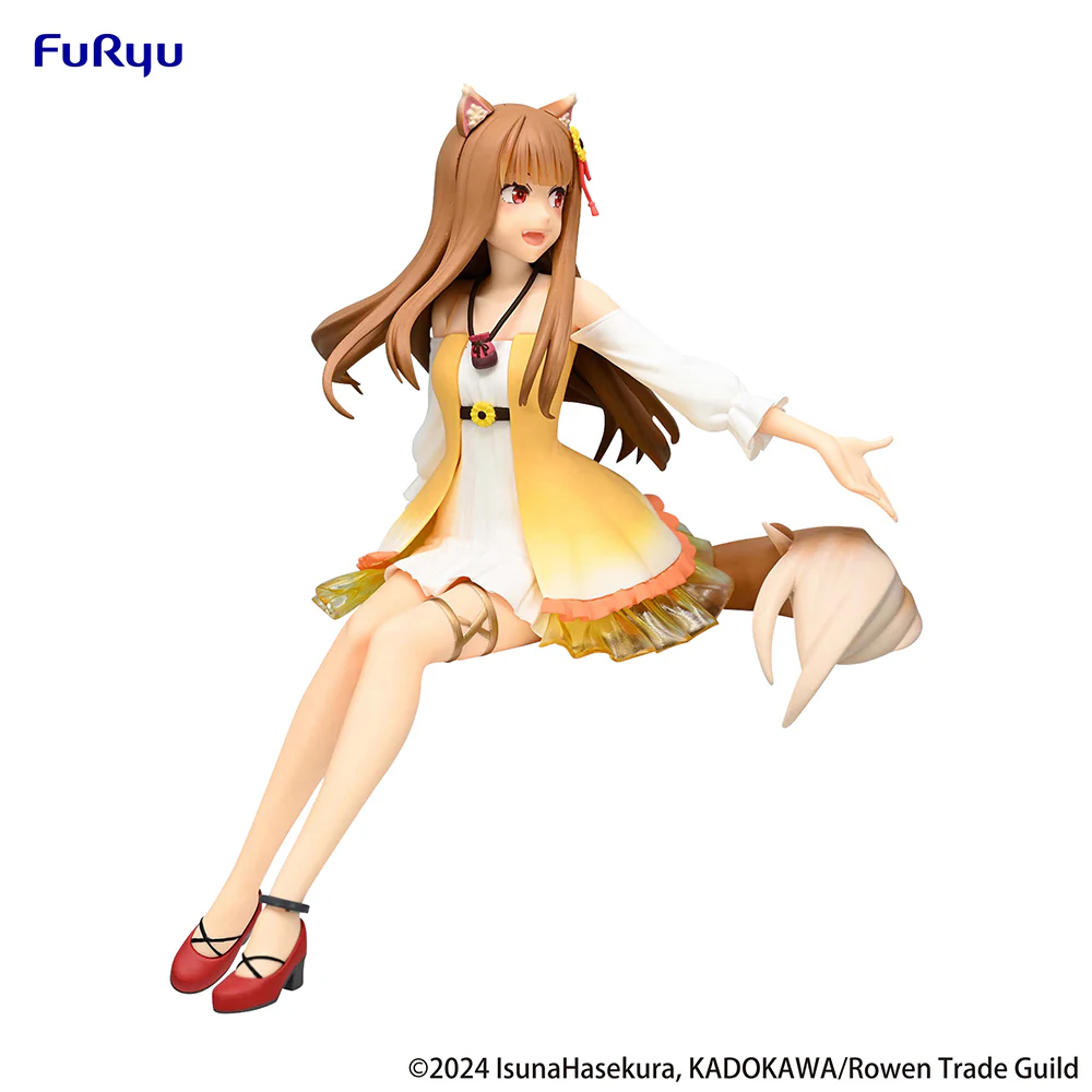 [Pre-order] Spice and Wolf - Holo (Sunflower Dress Ver.) Noodle Stopper Prize Figure FuRyu Corporation - Image 8