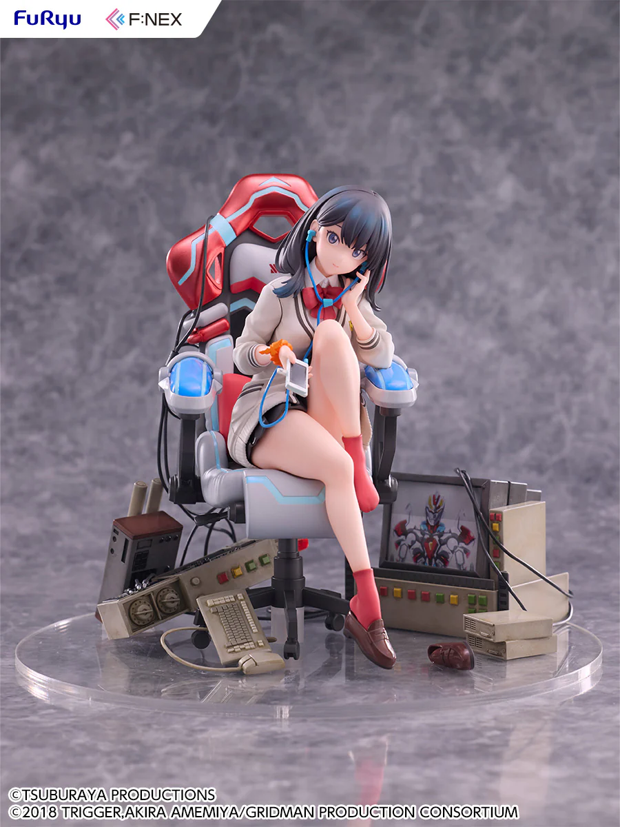 [Pre-order] SSSS.GRIDMAN - Rikka Takarada (Gaming Chair Ver.) 1/7 Scale Figure FuRyu Corporation - Image 4