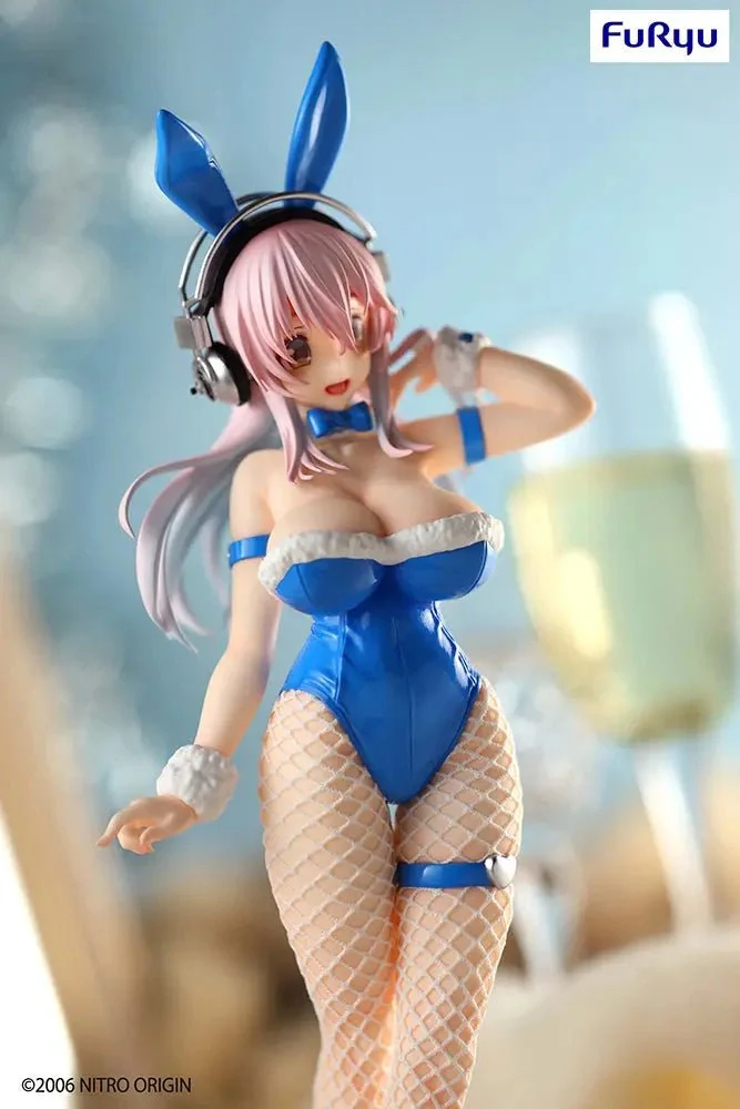 Super Sonico - Super Sonico (Blue Rabbit Ver.) BiCute Bunnies Prize Figure FuRyu Corporation - Image 2