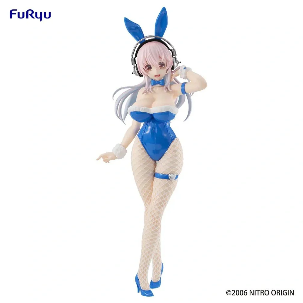 Super Sonico - Super Sonico (Blue Rabbit Ver.) BiCute Bunnies Prize Figure FuRyu Corporation - Image 5