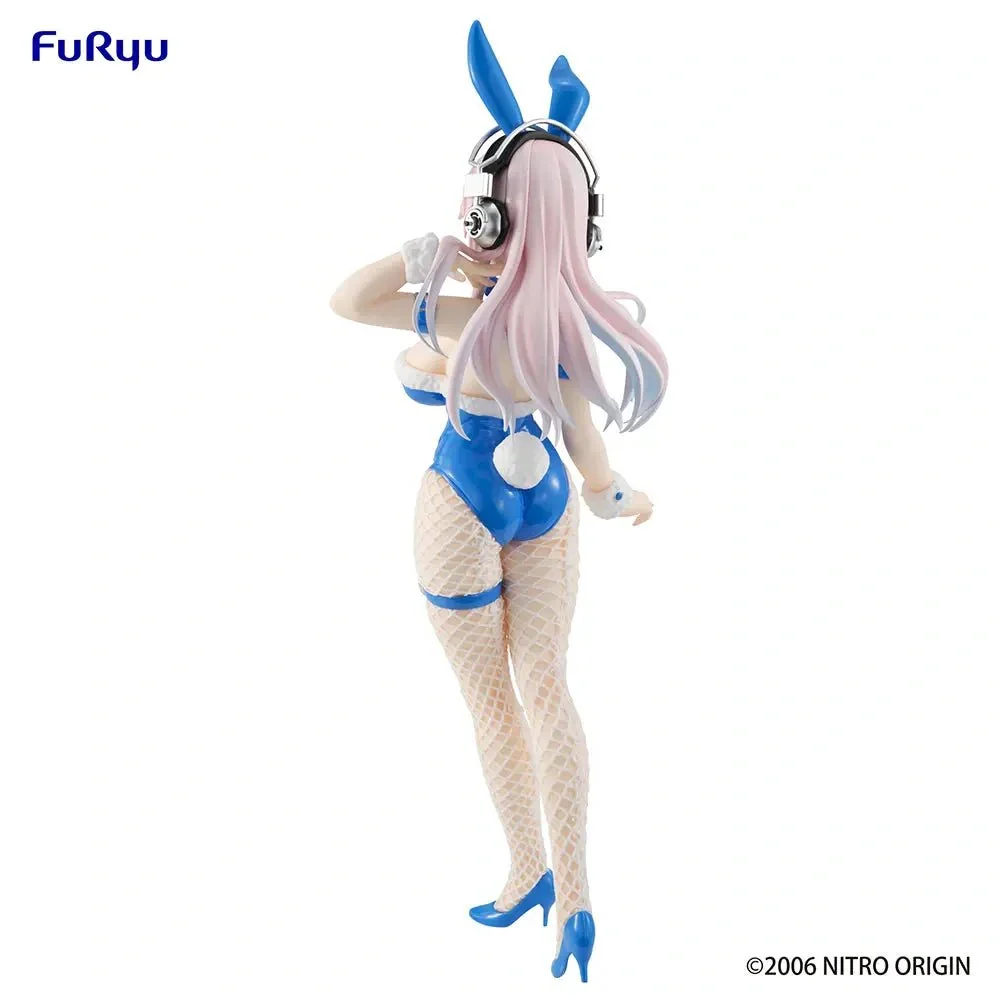 Super Sonico - Super Sonico (Blue Rabbit Ver.) BiCute Bunnies Prize Figure FuRyu Corporation - Image 8