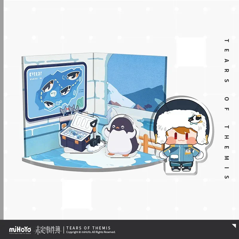 [Pre-order] Tears of Themis - Echoes In Blue Series Chibi Acrylic Scene Stand miHoYo - Image 2