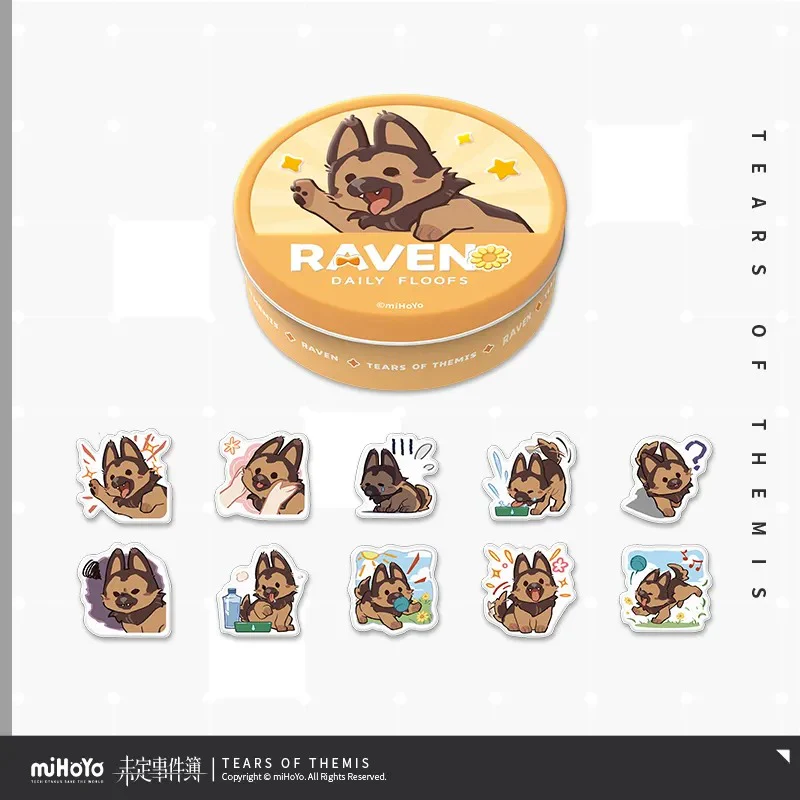 [Pre-order] Tears of Themis - Fluffy Everyday Series Chibi Crystal Sticker Storage Box miHoYo - Image 2