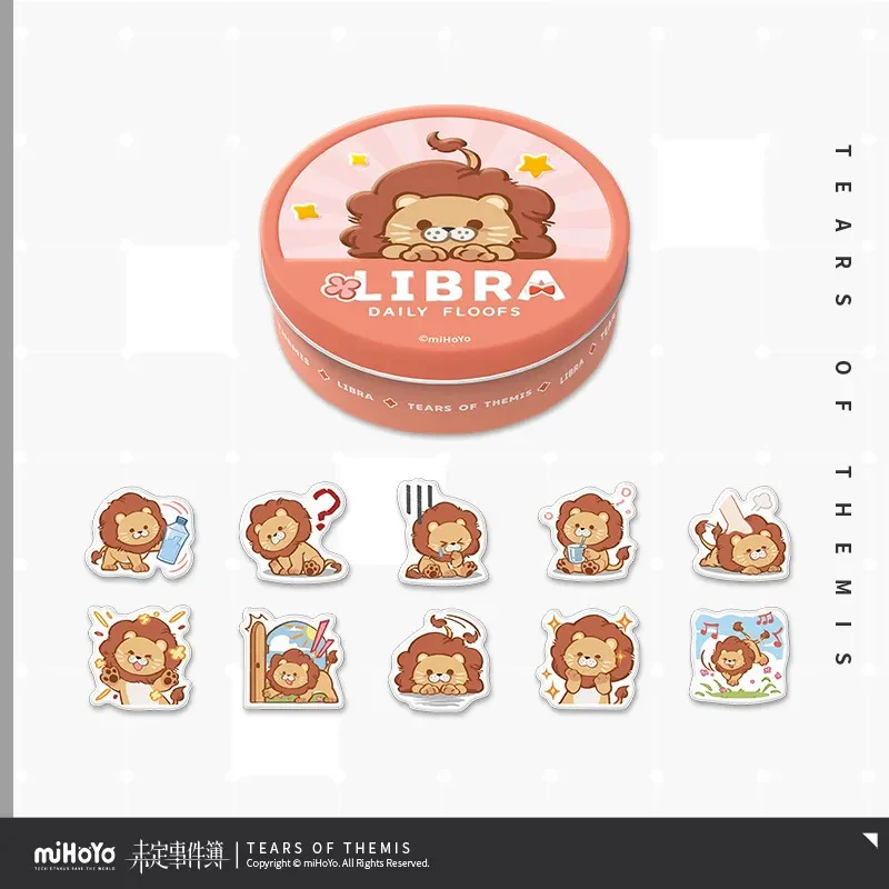 [Pre-order] Tears of Themis - Fluffy Everyday Series Chibi Crystal Sticker Storage Box miHoYo - Image 3