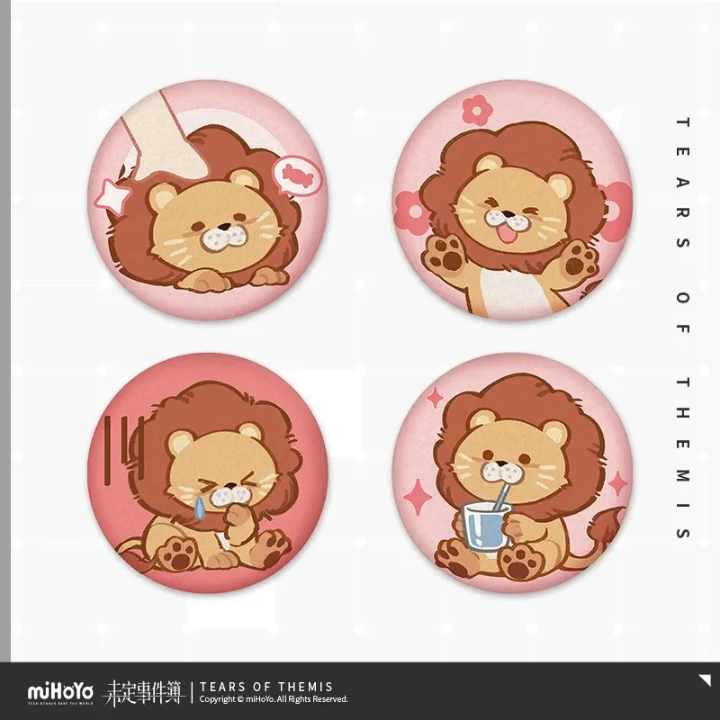 [Pre-order] Tears of Themis - Fluffy Everyday Series Mini Plush Badge Set miHoYo - Image 3