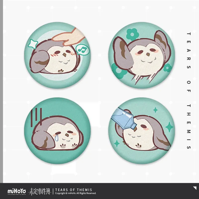 [Pre-order] Tears of Themis - Fluffy Everyday Series Mini Plush Badge Set miHoYo - Image 4