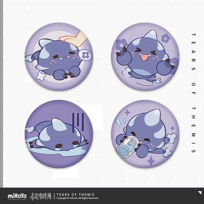 [Pre-order] Tears of Themis - Fluffy Everyday Series Mini Plush Badge Set miHoYo - Image 5
