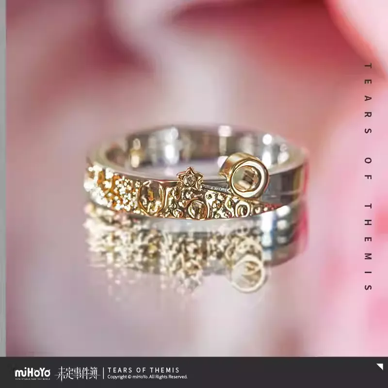 [Pre-order] Tears of Themis - Forever Begins With You Series Heartbeat Vow Couple Rings miHoYo - Image 2