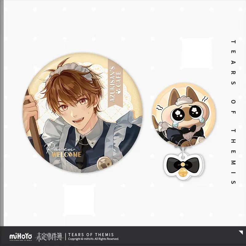[Pre-order] Tears of Themis - Love At Azukisan's Cafe Series Badge Set miHoYo - Image 2