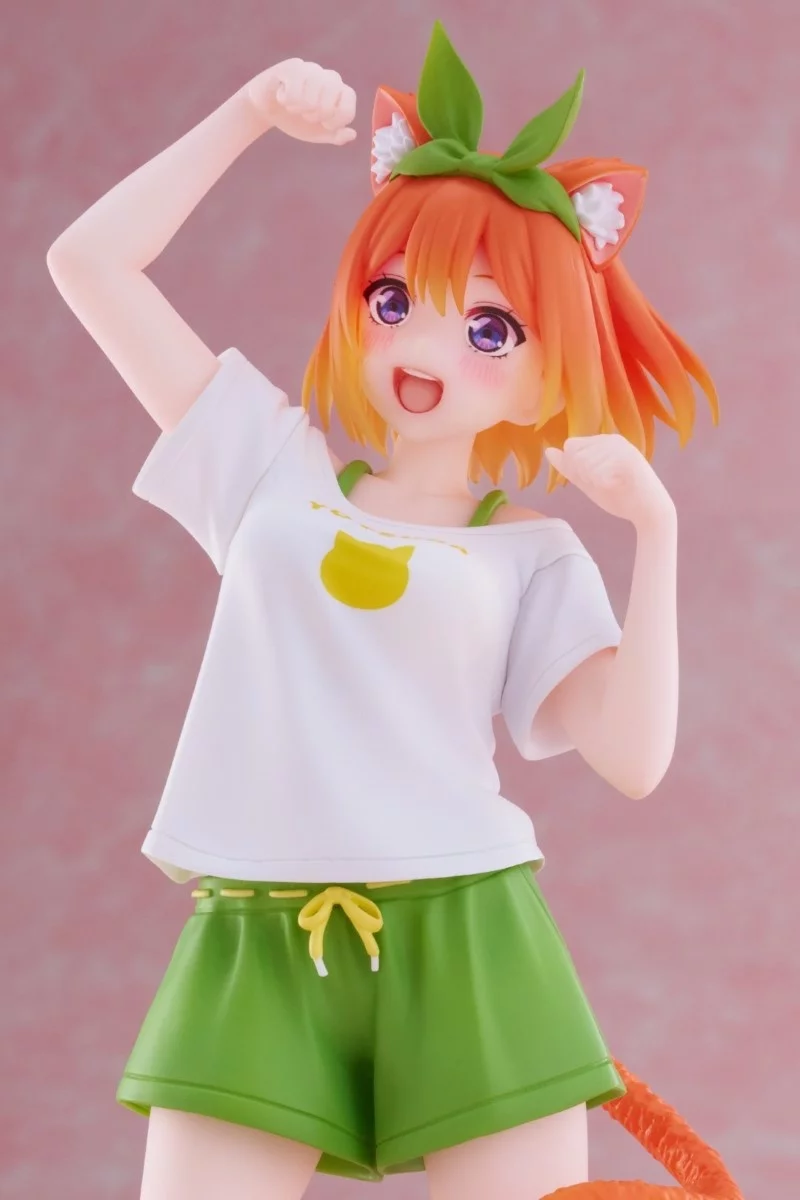 [Pre-order] The Quintessential Quintuplets - Yotsuba Nakano (Newley Written Cat Roomwear Ver.) Prize Figure Taito - Image 10